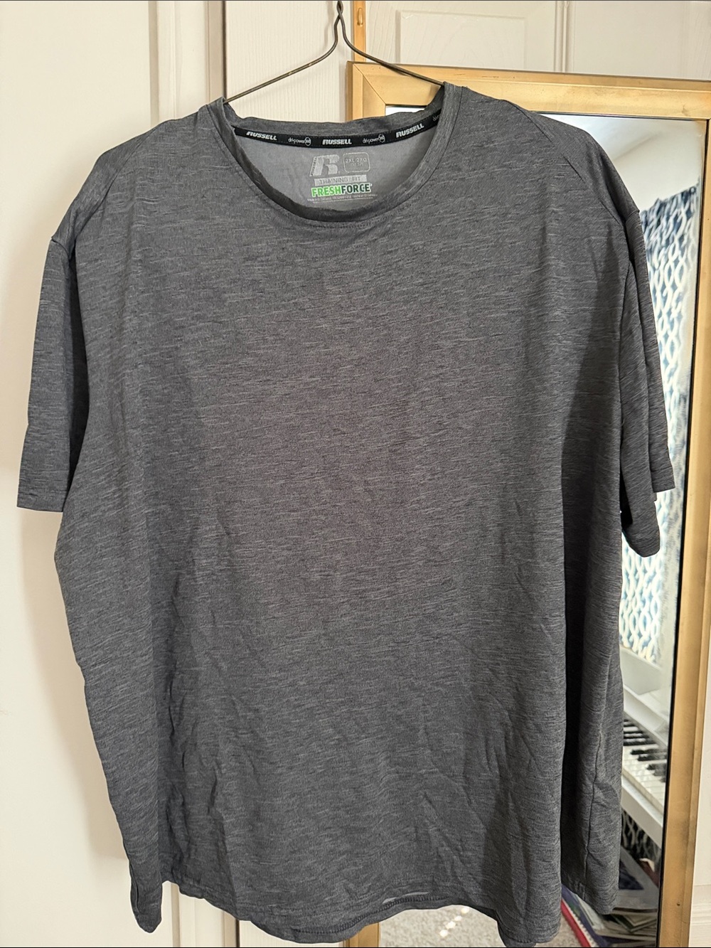 Reebok Men’s Charcoal Gray Short Sleeve Crew Tee